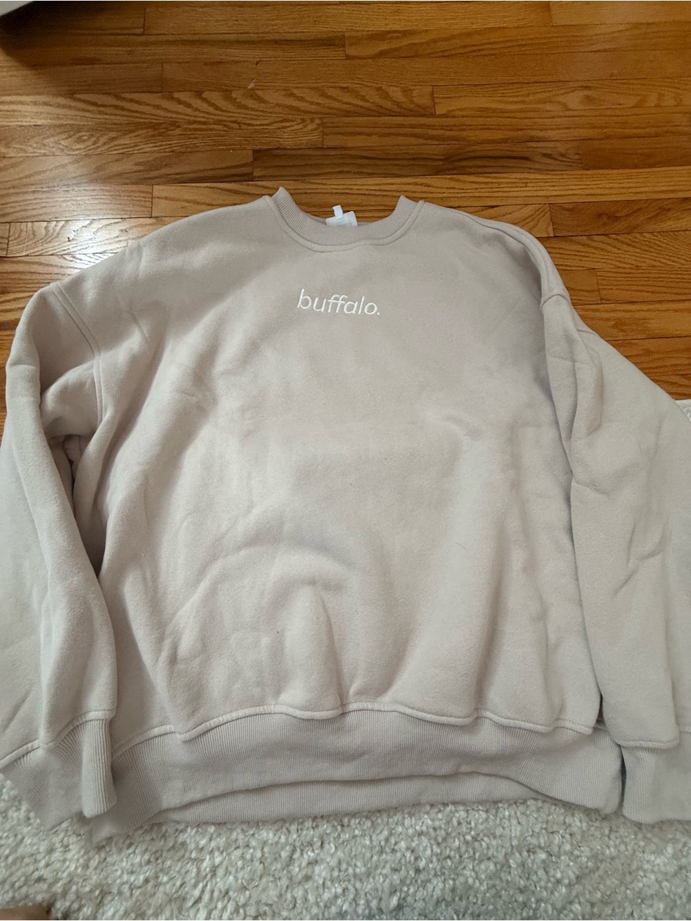 Buffalo women’s Crewneck Sweatshirt in Light Beige